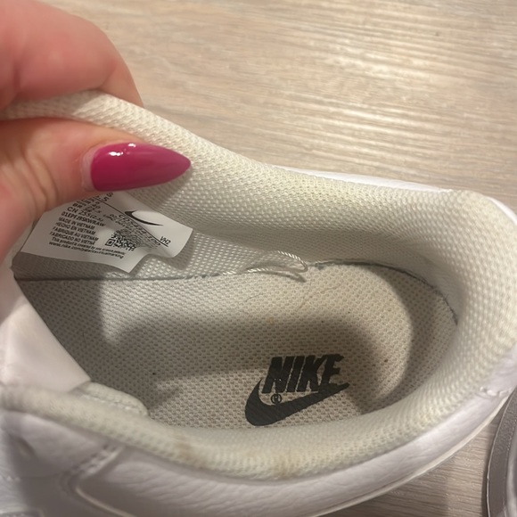 Nike Court Vision Low white Sneakers women’s size 8.5 men’s size 7 - Picture 6 of 7
